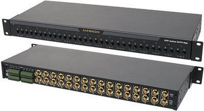 Seco-Larm Usa Inc EVT-AH16-VT2Q | 1U 16-Channel Active Balun Hub.