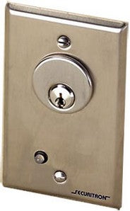 Securitron Magnalock Corp MKA | Mortise Keyswitch, Alternate, 1-Gang, Spdt, 12/24 Volt Dc, With Anti-Tamper Screw