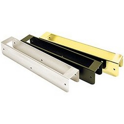 Securitron Magnalock Corp SWB-26D | Door Bracket, 11" W X 1.85" Depth X 2" H, Wood, Satin Stainless