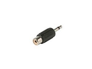 Steren 251-122 Female RCA Jack to Male 3.5mm Mono Plug Adapter