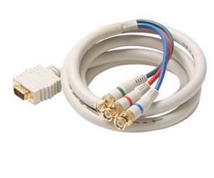 Steren 253-425IV | 25´ RGB SVGA to 3 BNC Component Cables