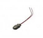 Steren 258-810 | 9 Volt Battery Clip Connection 4" Inch Leads Battery Power Connector for New or Replacement Applications, Single