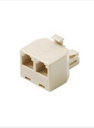 Steren Electronics - Usa 300028 8C Ivory T-Adpt Jack-