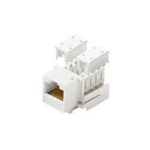 Steren 310-120WH | Keystone Cat5e RJ45 90 Degree Jack, White