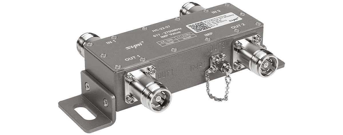 SYM Technology HC-22-60 | 2×2 RF Matrix Switch with Monitor Port, 617 MHz Range