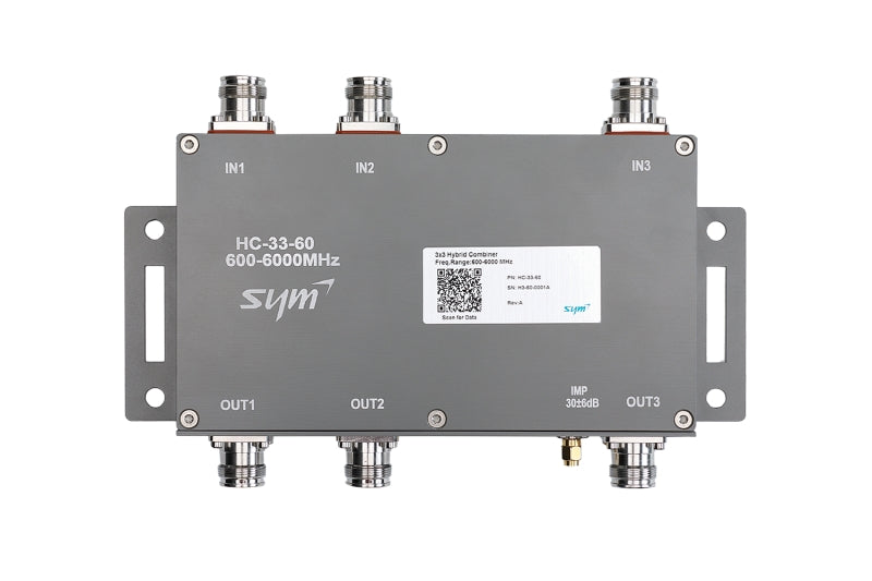 SYM Technology HC-33-60 | 3×3 RF Matrix Switch with Monitor Port, 617 MHz Range