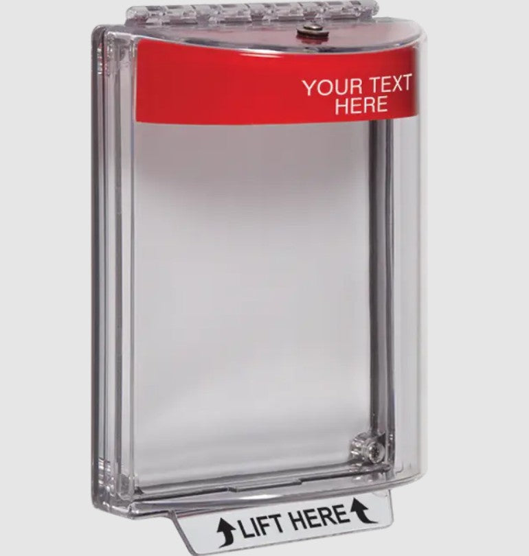 Safety Technology STI-13020CR | Universal Stopper With Horn, Flush, Custom Label