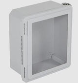 Safety Technology EF141206-W | EnviroArmour Fiberglass Enclosure, 14.72" H X 12.72" W X 6.06" D, Clear Window, Non-Returnable