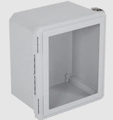 Safety Technology EF141208-W | EnviroArmour Fiberglass Enclosure, 14.72" H X 12.72" W X 8.06" D, Clear Window, Non-Returnable