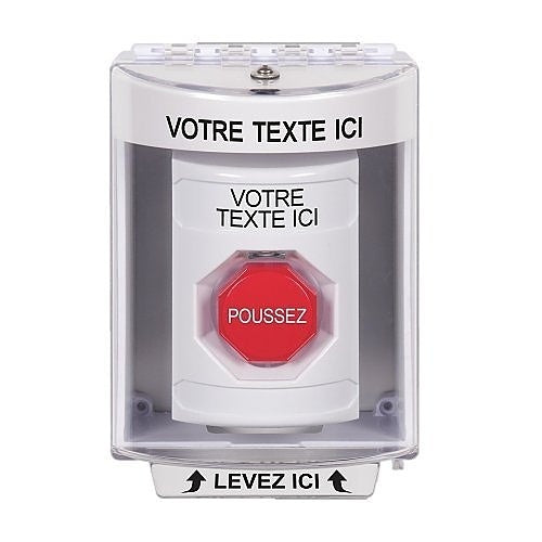 Safety Technology SS2385ZA-FR | Indoor/Outdoor Surface with Horn Momentary Illuminated Stopper Station