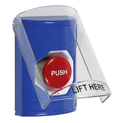 Safety Technology SS2421LD-FR | Indoor Only Flush Or Surface Turn-to-Reset Stopper Station