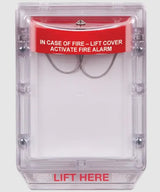 Safety Technology STI-1100 | Stopper II with Horn Flush Mount, Fire Label