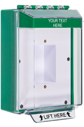 Safety Technology STI-14420C-G | Universal Stopper Low Profile Cover Enclosed Back Box