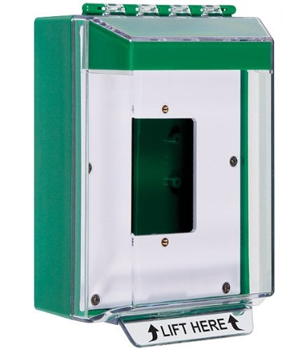 Safety Technology STI-14520N-G | Universal Stopper Low Profile Cover Enclosed Back Box