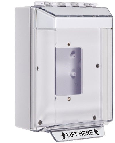 Safety Technology STI-14520N-W | Universal Stopper Low Profile Cover Enclosed Back Box