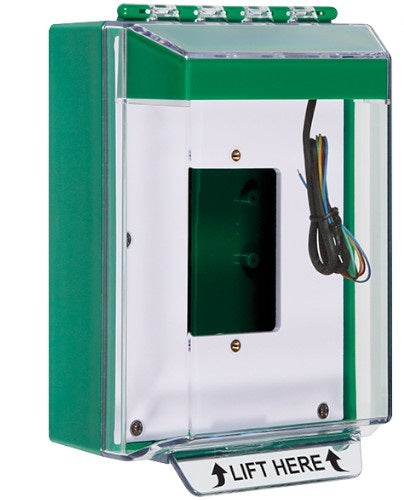 Safety Technology STI-14530N-G | Universal Stopper Low Profile Cover Enclosed Back Box
