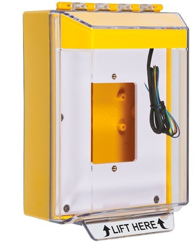 Safety Technology STI-14530N-Y | Universal Stopper Low Profile Cover Enclosed Back Box