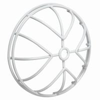 Safety Technology STI-9750 | Ceiling Mounted Horn/Strobe/Speaker Wire Guard 11.1" H x 11.1" W x 2.8" D - White