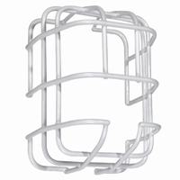 Safety Technology STI-9763 | Horn/Strobe Wall Mounted Wire Guard 6.2" H x 4.76" W x 4" D - White