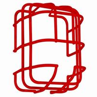 Safety Technology STI-9763-R | Horn/Strobe Wall Mounted Wire Guard 6.2" H x 4.76" W x 4" D - Red