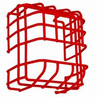 Safety Technology STI-9765-R | Horn/Strobe Wall Mounted Damage Stopper 6.6" H x 6" W x 4.4" D - Red