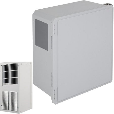 Safety Technology EF201610-O2 | Fiberglass Enclosure With A/C And Heat 20 X 16 X 10 Opaque - Non-Returnable