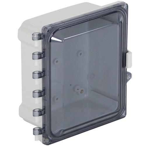 Safety Technology EP080605-T | Enclosure Polycarbonate, 8" X 6" X 5", Tinted