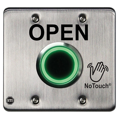 Safety Technology NT-SS202-EN | No Touch, Us Double Gang, Open