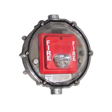 Safety Technology STI-1229HTR-HAZ | Stopper Dome Heated Enclosure For Strobe Only Nema 4X Hazardous Locations - Clear