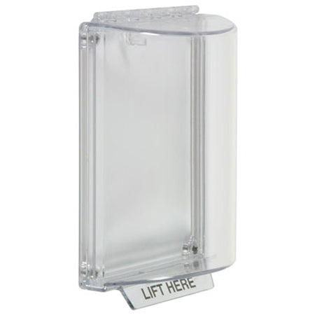 Safety Technology STI-13000NC | Universal Stopper Dome Cover Flush Mount No Label Hood - No Label - Clear