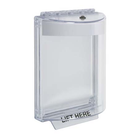 Safety Technology STI-13010N-W | Universal Stopper Dome Cover Flush Mount And Hood - No Label - White