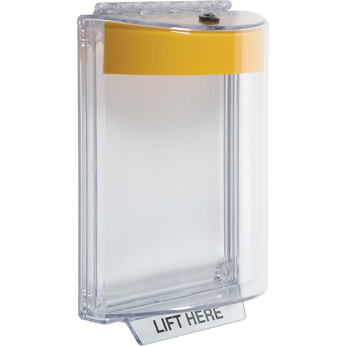 Safety Technology STI-13020N-Y | Universal Stopper With Horn, Flush, NO Lable