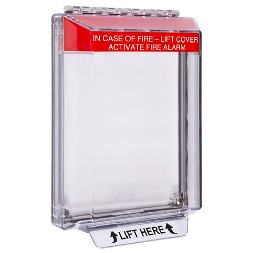 Safety Technology STI-14020FR | International Universal Stopper, Low Profile Polycarbonate Cover