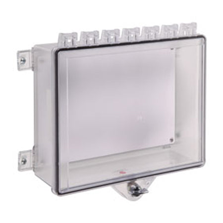 Safety Technology STI-7521 | Nema 4X Polycarbonate Cabinet With Thumb Lock - Clear