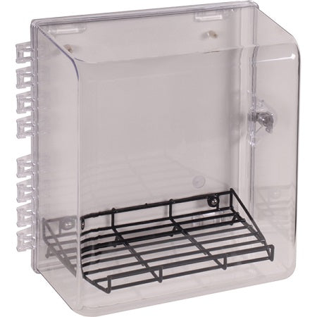 Safety Technology STI-7531MED | Polycarbonate Cabinet With Wire Shelfand Thumb Lock