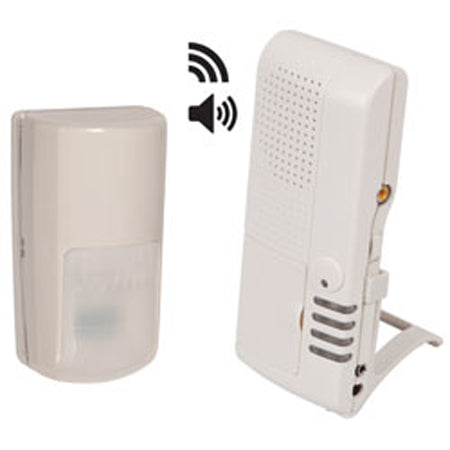 Safety Technology STI-V34760 | Wireless Outdoor Motion Detector Alert With Voice Receiver