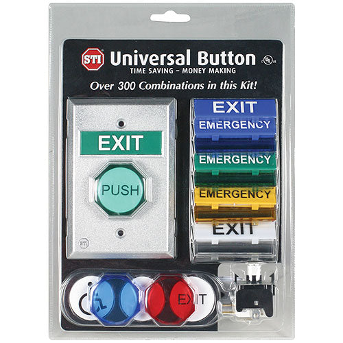 Safety Technology UB-1 | Universal Button, Push Button Kit withoutver 300 Combinations