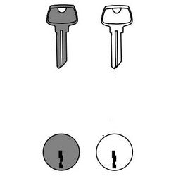 Sargent 11-X6275LC | Cylinder Lock Key Blank, Day/Change Key, LC Keyway, for XC Series Cylinder Lock, 50 each per Box