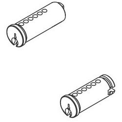 Sargent 13-0401 15 RG | Mortise Cylinder Lock Plug, 6-Pin, 1-1/8" Length Cylinder, RG Keyway, Satin Nickel, for 41 Series Mortise Cylinder Lock
