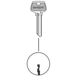 Sargent 275LC | Cylinder Lock Key Blank, 5-Pin, LC Keyway