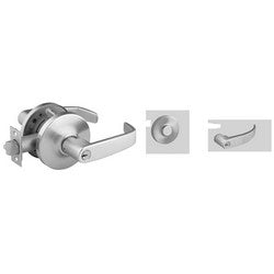 Sargent 28-10XG37 LP 26D LESS CYL | Door Cylinder Lock, Heavy Duty, P-Lever, L-Rose, 4-7/8" ANSI Strike, 2-3/4" Backset