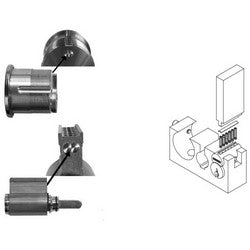 Sargent 436-1 | Cylinder Top Loading Tool Kit with Staking Block, Staking Tool, 6-Pin Slide