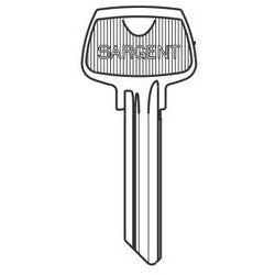Sargent 6270LD | Cylinder Lock Key Blank, 6-Pin, LD Keyway