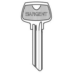 Sargent 6270LN | Cylinder Lock Key Blank, 6-Pin, LN Keyway