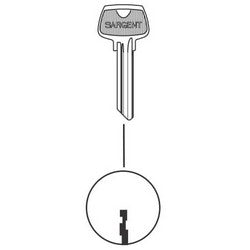 Sargent 6275LC | Cylinder Lock Key Blank, 6-Pin, LC Keyway