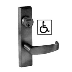 Sargent 713-8 ETL 26D RHR | Keyed Lever Trim, Locks/Unlocks Exit Device, US26D, RHR