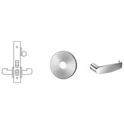 Sargent 8255 OL 26D RH LESS CYL | Mortise Door Lock, Right Hand, 2-3/4" Diameter O-Rose, L-Lever, 2-3/4" Backset