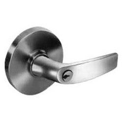 Sargent 88-C LL 26D | Exit Device Lever and Rose Trim, Key Lock/Unlock, Satin Chrome
