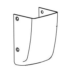 Sargent 97-0392 32D | Exit Device Cover, Top, Satin Stainless Steel, for 80 Series Exit Device