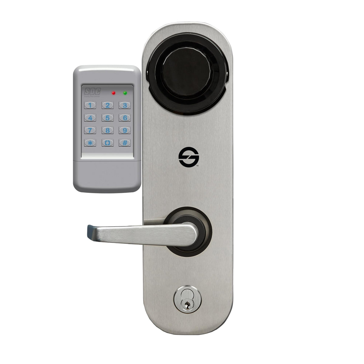 Sargent And Greenleaf Inc 2890L0000S3EXIT | Electronic Door Lock, Function, Exit, 12 to 24 V, Design, Lever